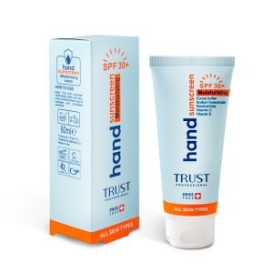 کرم تخصصی دست ضدآفتاب و آبرسان +SPF30 بی‌رنگ تراست 60 میلی‌لیتر